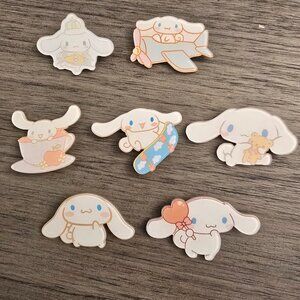 Cinnamoroll Sanrio Pin Collection Set of 7 Collectible Pins